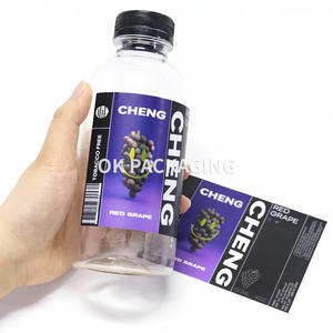 Disesuaikan dicetak plastik PET PVC panas menyusut lengan minuman botol Roll menyusut Logo stiker dan kemasan label - Product Image 2