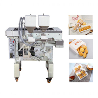 Machine industrielle compacte pour la fabrication de gâteaux Delimanjoo, de gâteaux aux haricots rouges, de gâteaux aux noix, de gaufres en forme d'ours et de Taiyaki