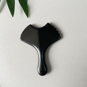 Masseur facial <span class=keywords><strong>Gua</strong></span> <span class=keywords><strong>Sha</strong></span> en améthyste, outils <span class=keywords><strong>de</strong></span> massage <span class=keywords><strong>Gua</strong></span> <span class=keywords><strong>Sha</strong></span> en <span class=keywords><strong>pierre</strong></span> <span class=keywords><strong>de</strong></span> Bian noire pour le visage et le corps, <span class=keywords><strong>Gua</strong></span> <span class=keywords><strong>Sha</strong></span> en jade avec - Product Image 3