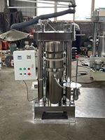 Presse à huile de sésame hydraulique industrielle, pressage à froid, extraction d'huile de haute pureté, économie d'énergie pour la transformation alimentaire