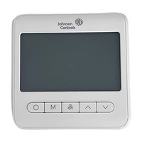 Termostato Digital LCD Johnson Controls T7300-TF60-9KS0 para Unidad de Ventiloconvector, Control de Aire Acondicionado Central