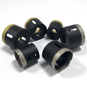 Drills-King Diamantkronenbohrer 35mm Vakuumgelötet Schwarz Oxidiert Trockenbohrkrone für Keramikfliesen und Marmor - Product Image 4