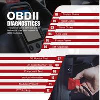 Autel Maxidiag MD806 Pro OBD2 escáner herramienta de diagnóstico de impresión 12V herramienta de diagnóstico Universal para todos los coches sistema completo de diagnóstico
