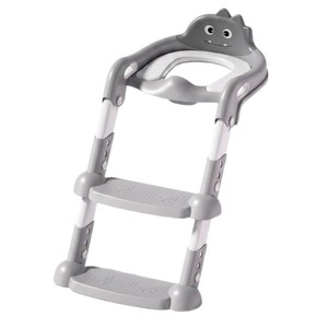 Taburete para inodoro para niños, forma de dinosaurio, material PP, ayuda para el entrenamiento en el baño, de 3 a 6 años - Product Image 1