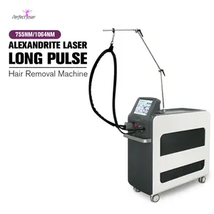 Alexandrite laser épilation machine prix système 755nm 1064nm doux professionnel longue impulsion alex