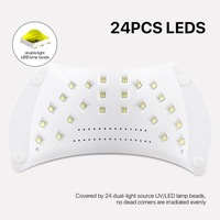 Lampu Kuku Plastik Baru BIN Lampu USB 36W Daya Tinggi UV LED untuk Penggunaan Salon 12 Lampu LED