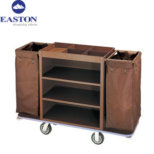 핫 세일 맞춤형 객실 하우스 트롤리 카트 호텔 청소 장비 보관 카트 - Product Image 2