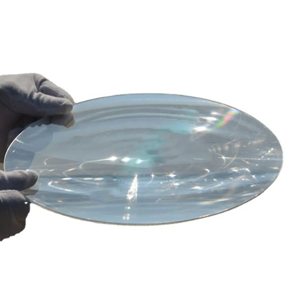 Round clear D300mm condensing Fresnel lens acrylic lens projection lamp scientific research experiment