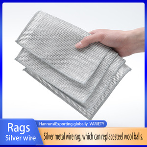 <span class=keywords><strong>Paño</strong></span> <span class=keywords><strong>de</strong></span> Limpieza <span class=keywords><strong>de</strong></span> Alambre <span class=keywords><strong>de</strong></span> Acero Resistente al Aceite y Duradero, Diseñado <span class=keywords><strong>para</strong></span> Uso en la Cocina como Estropajo <span class=keywords><strong>de</strong></span> Limpieza <span class=keywords><strong>de</strong></span> Alambre Metálico Especializado - Product Image 5