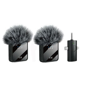 PIX-LINK F11 3-in-1 Wireless Lavalier <strong>Microphone</strong> Noise Cancelling Mic for TikTok Live Streaming Phone Camera <strong>PC</strong> Factory <strong>Supplier</strong> - Product Image 3