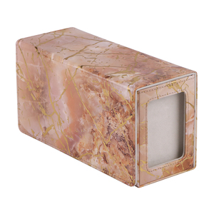 Boîte de rangement en cuir PU <span class=keywords><strong>Commander</strong></span> pour cartes à collectionner, compatible avec <span class=keywords><strong>Magic</strong></span> OEM YUGION, capacité 200+ cartes à double protège-cartes - Product Image 2