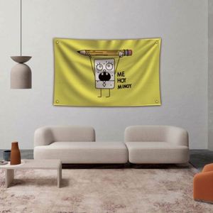 Good Quality 100% Polyester 3x5FT Digital Printing Custom SpongeBob SquarePants Flags <b>Banners</b> - Product Image 4