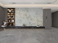 Dalle de marbre blanc naturel Fendi de luxe, polie pour les murs, comptoirs et sols de villas