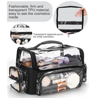 Porte-pinceaux de maquillage extra large, sac à pinceaux professionnel pour maquilleurs professionnels