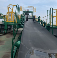 Galet de convoyeur robuste à double étanchéité avec roulement en nylon UHMWPE pour système de convoyage minier