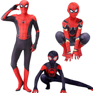 Costume Spider-Man Qiluguai pour enfants, combinaison de super-héros, cosplay d'Halloween - Product Image 4