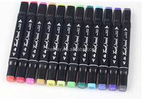 262 marqueurs d'art à l'alcool de couleur, double pointe, ensemble professionnel pour dessin, croquis et peinture avec étui de transport