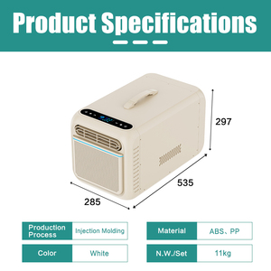 Climatiseur portable JDA Mini 2300 BTU 220V ultra-léger 11kg, unité mobile pour <span class=keywords><strong>camping</strong></span>, tente, <span class=keywords><strong>camping</strong></span>-<span class=keywords><strong>car</strong></span>, lit et bureau - Product Image 2