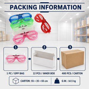 Gafas LED Luminosas para Fiestas, Suministro <span class=keywords><strong>de</strong></span> Fábrica, Lentes Brillantes para Importadores, Mayoristas, Organizadores <span class=keywords><strong>de</strong></span> Eventos y Distribuidores - Product Image 6
