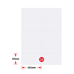 Waterproof <b>A4</b> Blank Label Sheets Strong Glue <b>A4</b> Self Adhesive Stickers For Address Jar Bottle - Product Image 3