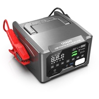 Démarreur de camion robuste 150 PSI 12V 24V 56000mAh/98000mAh à charge rapide, super condensateur, batterie externe portable d'urgence 6000A