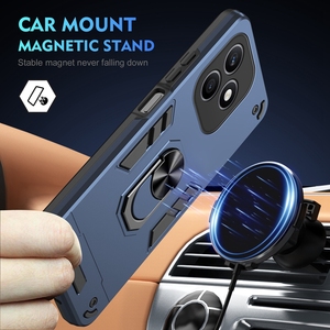 Coque de téléphone portable antichoc avec support anneau pour <span class=keywords><strong>Honor</strong></span> X8D X6D X5C 500 600 Lite - Product Image 3