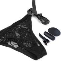 Ferngesteuerter Tragbarer Höschenvibrator für Erwachsene Frauen mit G-Punkt-Klitorisstimulator und Brustwarzenmassagegerät