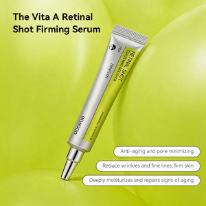 โลโก้แบบกำหนดเอง เซรั่มบำรุงผิวหน้าสูตรเข้มข้น <span class=keywords><strong>Vita</strong></span> a Retinal Shot Tightening Booster Retinal 3% ช่วยลดเลือนริ้วรอยแห่งวัยและริ้วรอยเล็กๆ - Product Image 4
