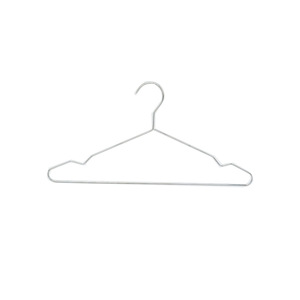 Stainless Steel Clothes <b>Hanger</b> Thickened Anti Slip Hook Type Rectangle Silver For Clothes Trouser Tie Hanging Household Use - Product Image 5