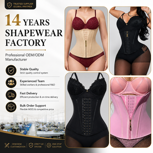 LANGQIN Women's Breathable <b>Latex</b> Waist Trainer Corset Belly Cincher with Tummy Control Bustier Shapewear Slimming Workout Girdle - Product Image 4