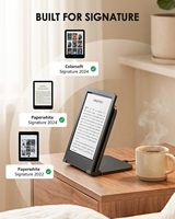 Support de charge sans fil pliable, angle réglable, chargeur portable adapté pour Kindle Paperwhite Signature et Galaxy Ebook