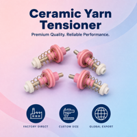 Tendeur de fil avec disques de tension à ressort, dispositif de tension de fil en céramique pour pièces détachées de machine à tricoter