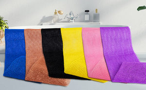 Custom Logo <b>African</b> Long Bathing <b>Net</b> <b>Sponge</b> Shower Body Scrubber Back Scrubber <b>African</b> Exfoliating <b>Sponge</b> <b>Net</b> - Product Image 6