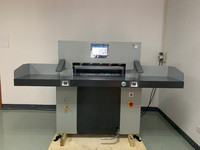 Machine à découper le papier hydraulique HP8210 de grande capacité, 820 mm, guillotine à commande programmée avec écran tactile de 15,6 pouces