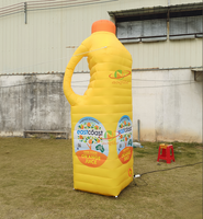Grands jouets gonflables en forme de bouteille de PVC d'Aoqile pour des événements commerciaux