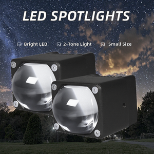 Mini focos LED U26 de 80W para motocicletas de fábrica, colores duales de 1,5 pulgadas, brillo amarillo de 9-80V para iluminación delantera, motocicletas y coches - Product Image 3