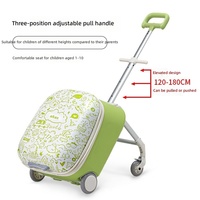 Valise pour enfants FELLCO - Compatible avion - Métal et PE - Pliable - Extension de rangement - Poignée télescopique - Pour garçons et filles