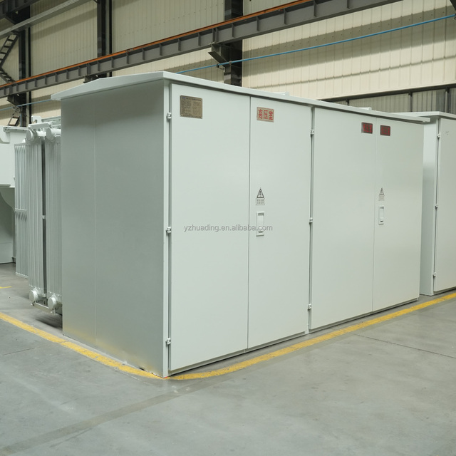 European Three Phase Aluminum Winding Power Transformer 1000kva 1250kva 20kv 35kv Eurostyle Compact Substation