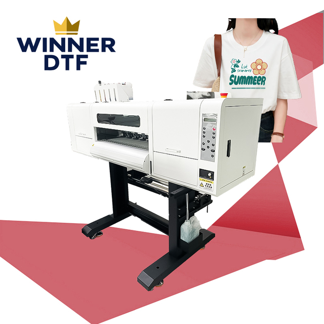 Winner 24\" DTF One 4 I3200 Heads Automatic Roll-to-Roll DTF Printer New Direct Film Printing Machine Fast Delivery 60 cm DTF