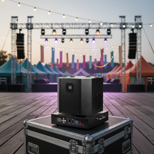 آلة شرارة دوارة SITERUI بقوة 1200 واط للتأثيرات المسرحية مع تحكم عن بعد وتحكم DMX، جهاز إضاءة باردة للحفلات والأعراس والعروض - Product Image 3