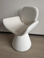 Chaises de salle à manger luxueuses et haut de gamme avec des dossiers simples, mobilier de maison moderne et minimaliste