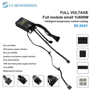 ตัวจ่ายไฟแบบยืดหยุ่นขนาดเล็ก600W 1U เงียบสำหรับคอมพิวเตอร์ตั้งโต๊ะและแชสซีขนาดเล็ก - Product Image 3