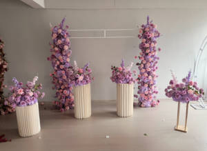 Rangkaian Bunga Artificial Hot Sale untuk Dekorasi Latar Belakang Panggung Pernikahan dan Pesta - Product Image 2