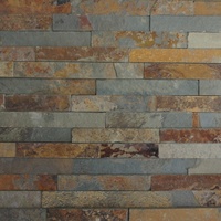 Revêtement mural extérieur flexible en pierre PU, imitation ardoise naturelle moderne, résistant aux acides, pour la décoration murale en gros