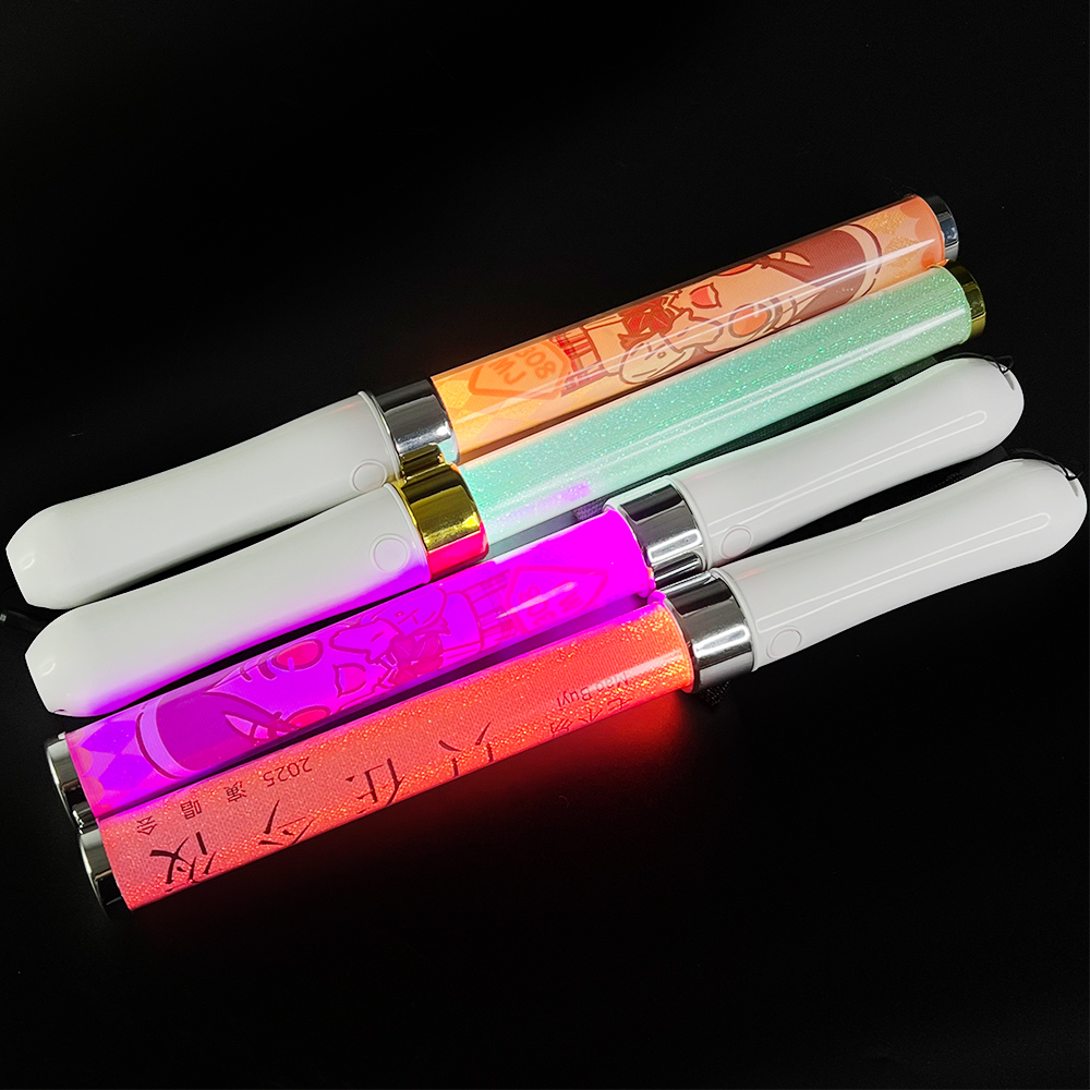 Sincen Wireless Control RGB LED Portable Design Live Show Music Festival Crowd Interactive ILLIT Concert LED Cheering Stick