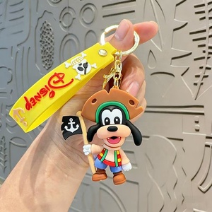 Llavero <span class=keywords><strong>de</strong></span> dibujos animados <span class=keywords><strong>de</strong></span> piratas: <span class=keywords><strong>Mickey</strong></span>, Minnie y Pato Donald, figura colgante para bolso o coche - Product Image 2