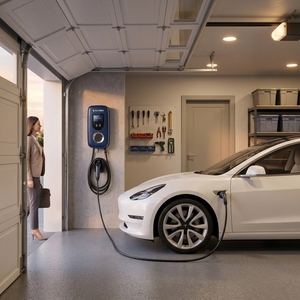 Nouvelle station de recharge pour véhicules électriques intelligente 11 kW, type 2, murale, personnalisation de la <span class=keywords><strong>couleur</strong></span>, pour usage domestique, garage, usage commercial, AC11SX - Product Image 2