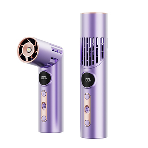 Mini ventilateur portable à main haute vitesse, rechargeable par USB, pour voyage, extérieur, cadeaux d'anniversaire pour femmes et hommes - Product Image 1