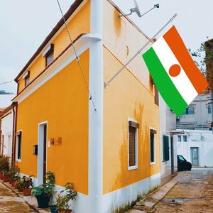 Drapeaux du Niger en gros 3x5 pieds, polyester 68D/100D, personnalisation de toutes les nations, expédition rapide, fournisseur fiable, livraison rapide - Product Image 1