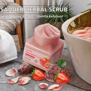 Nuevo Exfoliante Corporal Herbal Limpiador y Aclarante, Limpia Profundamente, Ilumina el Tono de Piel, Fragancia de Frutas y Flores, Para Todo Tipo de Piel - Product Image 2